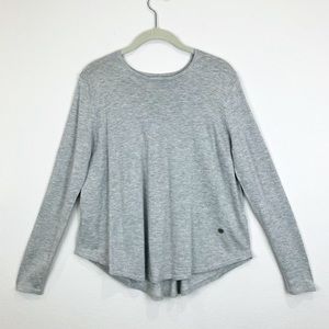 NWOT FRNCH Long Sleeve Pleated Back Top